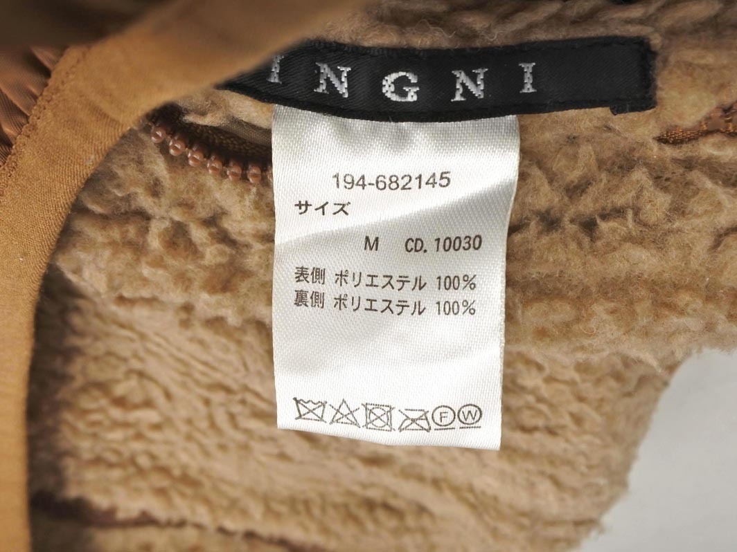 INGNI イング ボア リバーシブル ブルゾン ジャケット sizeM/ベージュ ◇■ ☆ fjb0 レディース
