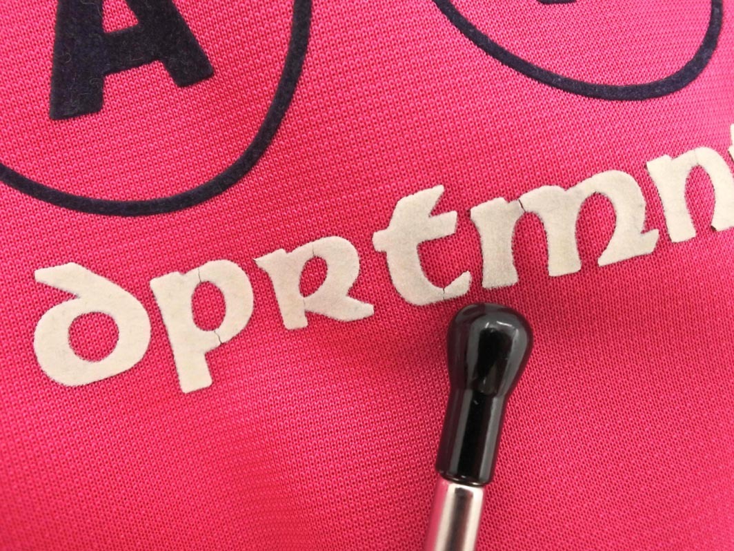 NIKE ナイキ フロッキープリント トラック ジャケット sizeS/ピンク ◇■ ☆ fjb0 レディース_画像4