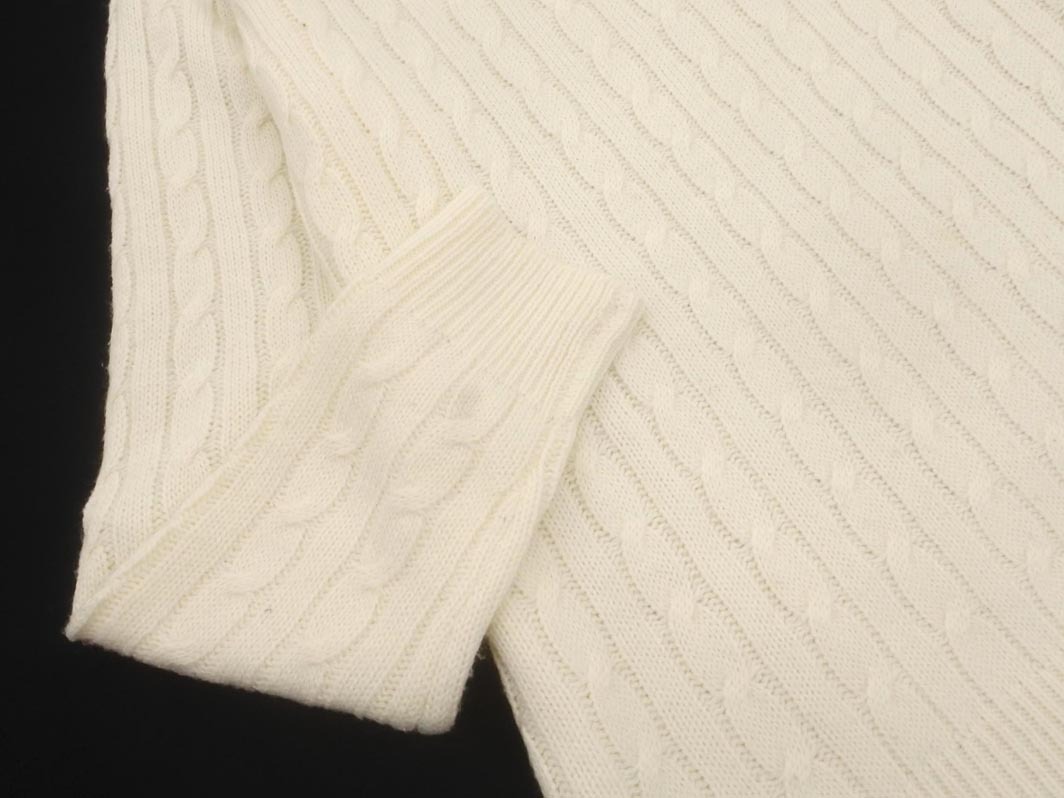 INGNI イング ケーブル編み Vネック ニット セーター sizeM/白 ◇■ ☆ fjb4 レディース_画像2