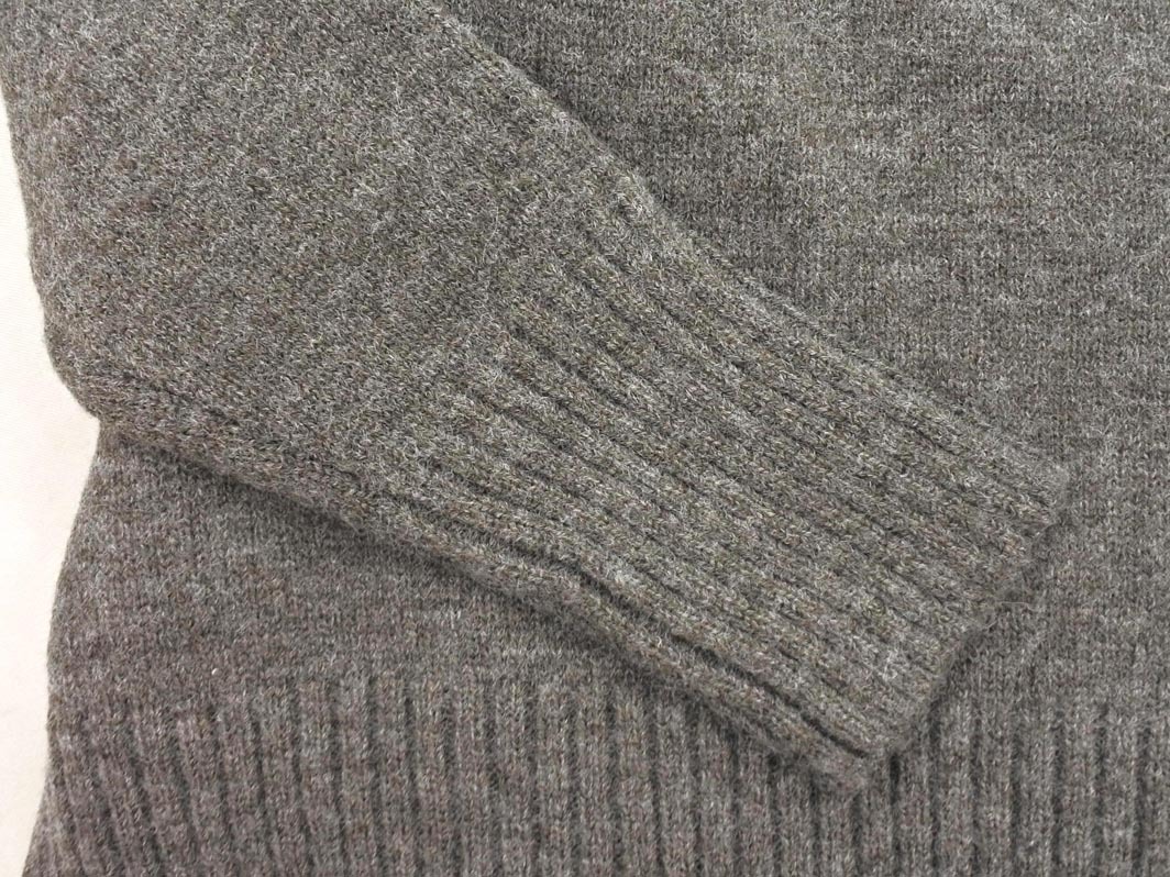 a.v.v アーヴェヴェ モックネック ニット セーター sizeS/グレー ◇■ ☆ fjb4 レディース_画像3