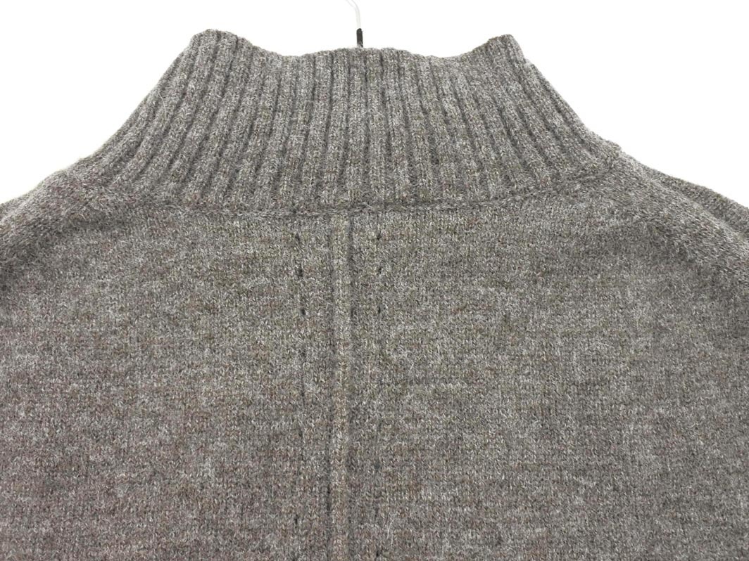 a.v.v アーヴェヴェ モックネック ニット セーター sizeS/グレー ◇■ ☆ fjb4 レディース_画像6