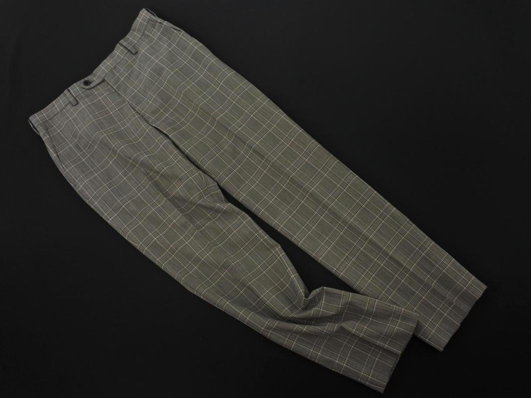 COMME CA MEN コムサメン ウール100% グレンチェック トラウザー パンツ sizeSS/グレー ◇■ ☆ fjb4 レディース_画像1