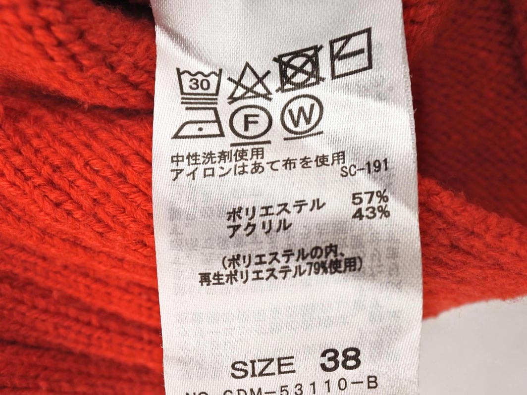 Rope Picnic ロペピクニック ハイネック ニット セーター size38/赤 ◇■ ☆ fjb4 レディース_画像6