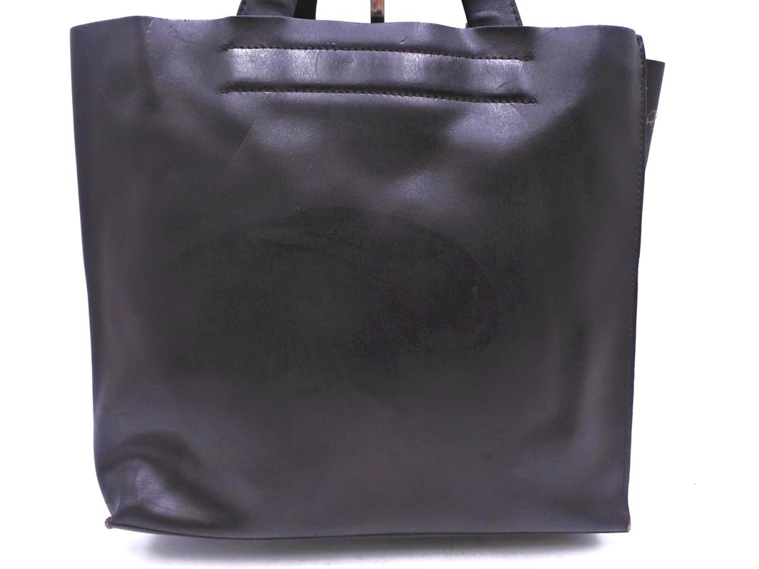 FURLA Furla кожа большая сумка Brown ## * fjb4 женский 