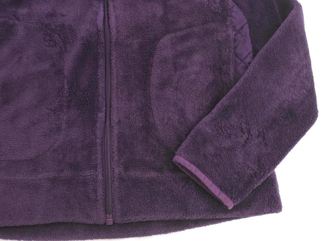 FILA フィラ 切替 フリース スタンドカラー ジャケット sizeM/紫 ◇■ ☆ fjb4 レディース_画像3
