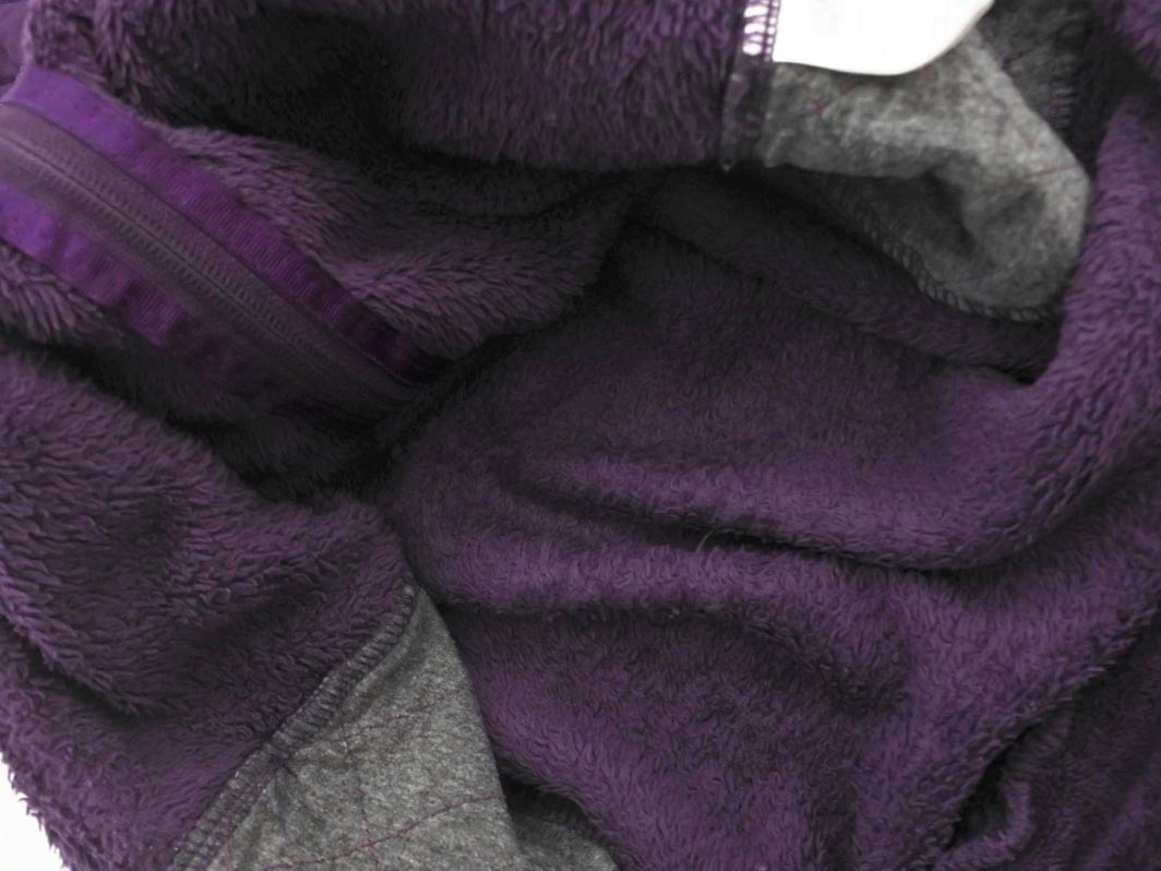 FILA フィラ 切替 フリース スタンドカラー ジャケット sizeM/紫 ◇■ ☆ fjb4 レディース_画像5