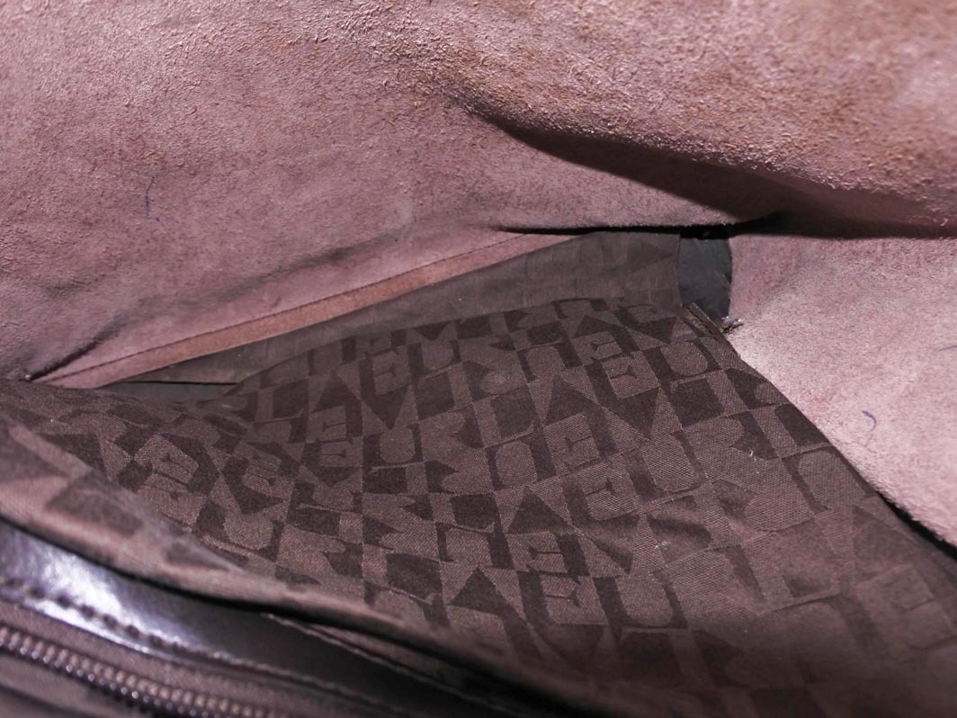 FURLA Furla кожа большая сумка Brown ## * fjb4 женский 