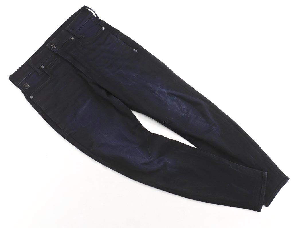 G-STAR RAW ジースターロゥ D-STAQ ディスタック 3D スリム デニムパンツ size27/紺 ■■ ☆ fjb4 メンズ