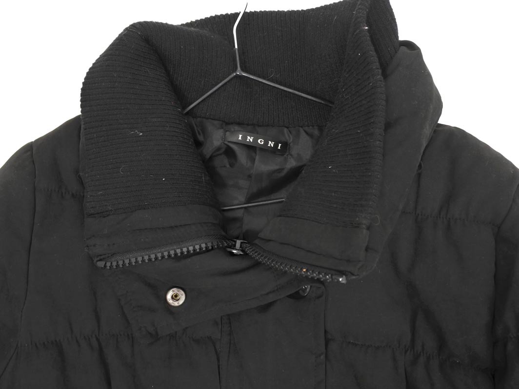 INGNI イング 中綿 ジャケット sizeM/黒 ◇■ ☆ fjb4 レディース