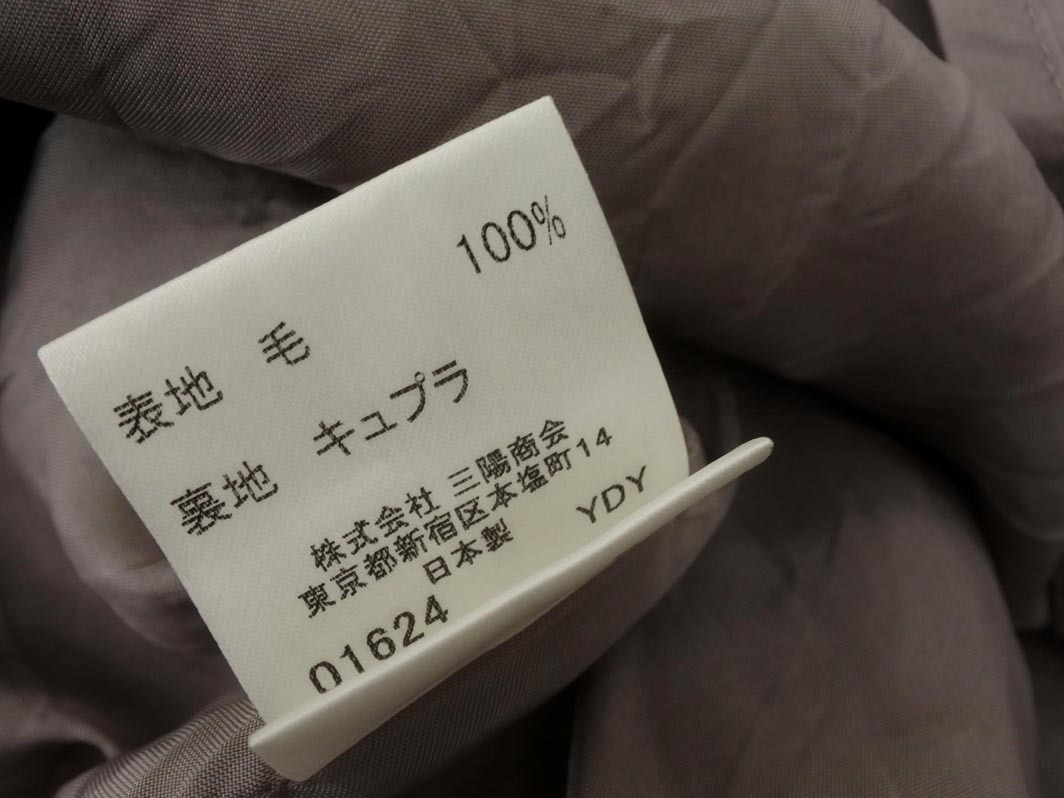 BURBERRY バーバリー ウール100% チェック スカート size36/グレー ◇■ ☆ fjb4 レディース_画像10