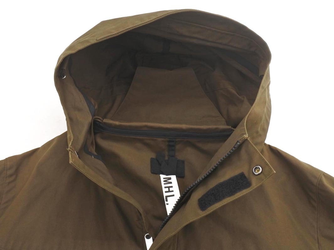 MHL エムエイチエル マーガレットハウエル ワックス加工 ジャケット sizeM/カーキ ◇■ ☆ fjb5 メンズ_画像10