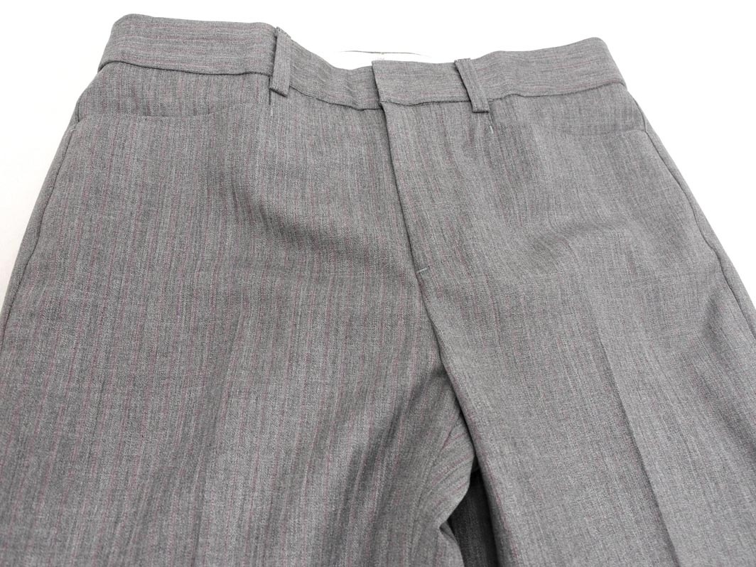 23區(qū) ストライプ スラックス パンツ size32/グレー ■■ ☆ fjb5 レディース