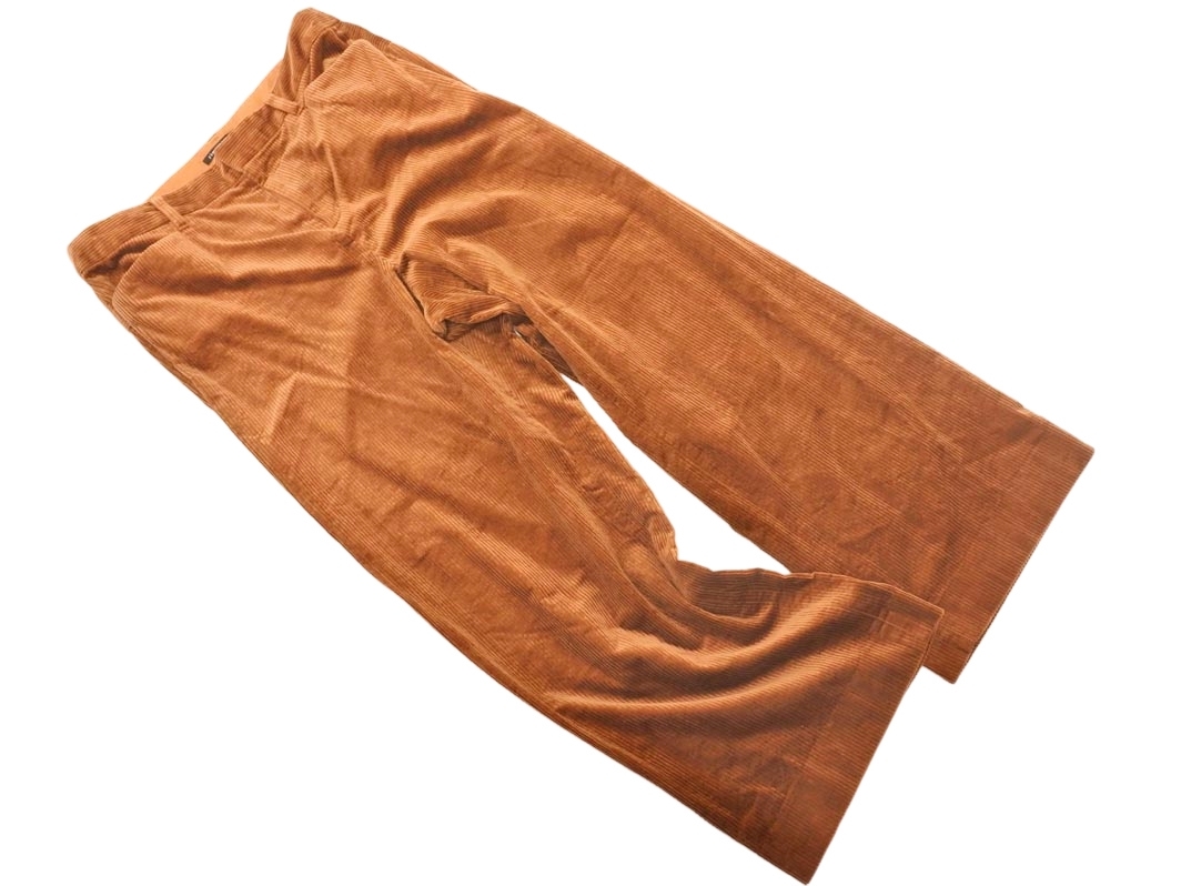23区 大きいサイズ コーデュロイ ワイド パンツ size46/茶 ◇■ ☆ fjb5 レディース_画像1