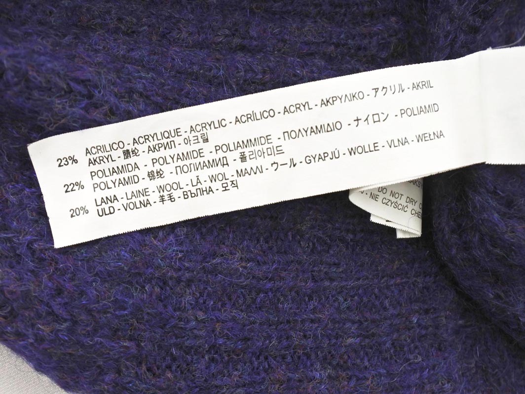 ZARA ザラ モヘヤ混 ニット セーター sizeS/紫 ◇■ ☆ fjb5 レディース_画像4