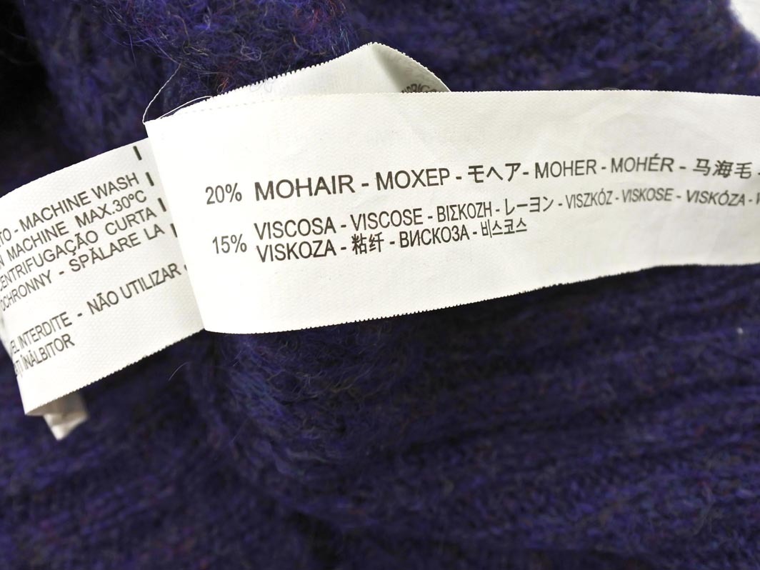 ZARA ザラ モヘヤ混 ニット セーター sizeS/紫 ◇■ ☆ fjb5 レディース_画像5