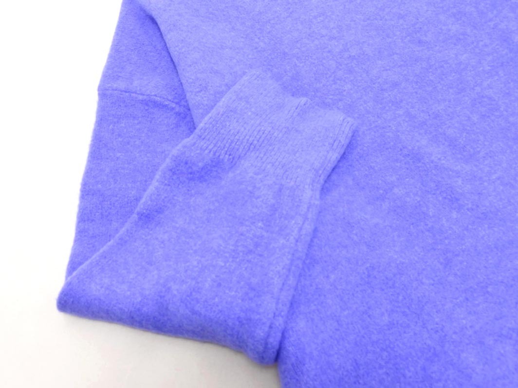 ZARA ザラ オーバーサイズ タートルネック ニット セーター sizeL/青 ◇■ ☆ fjb4 レディース_画像2
