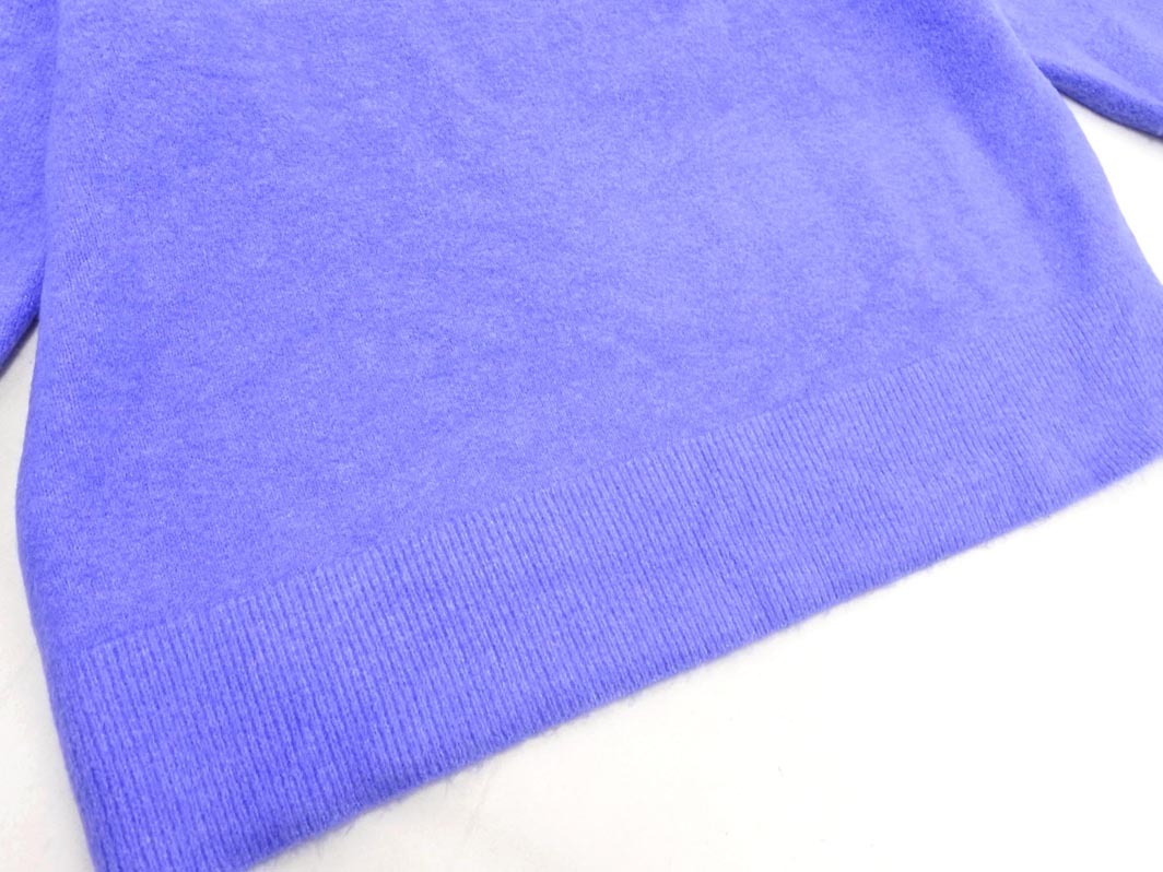 ZARA ザラ オーバーサイズ タートルネック ニット セーター sizeL/青 ◇■ ☆ fjb4 レディース_画像4
