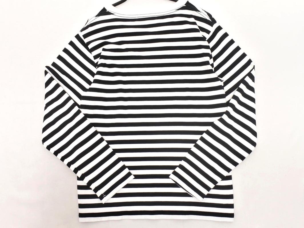 ネコポスOK SHIPS JET BLUE シップスジェットブルー ボーダー カットソー sizeS/白ｘ黒 ◇■ ☆ fjb7 メンズ