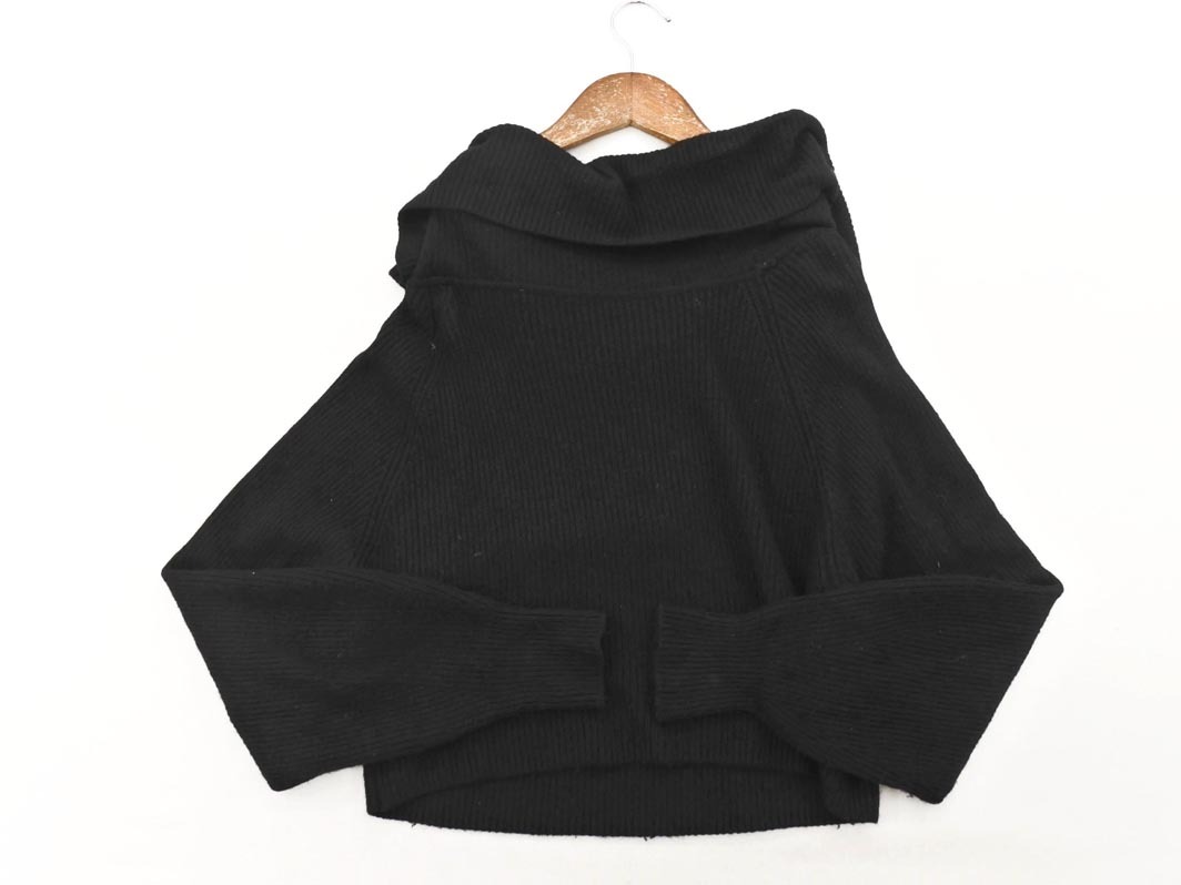 snidel スナイデル オフショルダー ニット セーター size1/黒 ◇■ ☆ fjb7 レディース_画像4