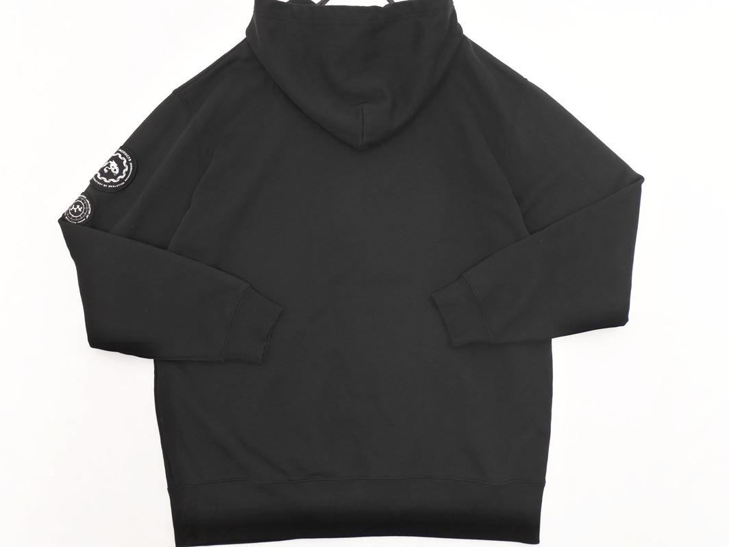 th products ティーエイチプロダクツ スウェット プリント ワッペン プルオーバー パーカー size3/黒 ◇■◎ ☆ fjb7 メンズ