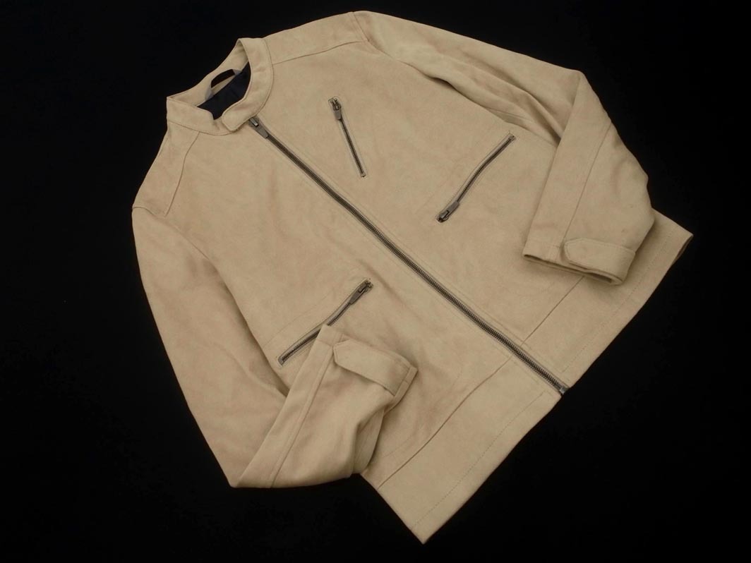 ZARA MAN ザラ マン スウェード調 ジャケット sizeM/ベージュ ◇■ ☆ fjb7 メンズ_画像1