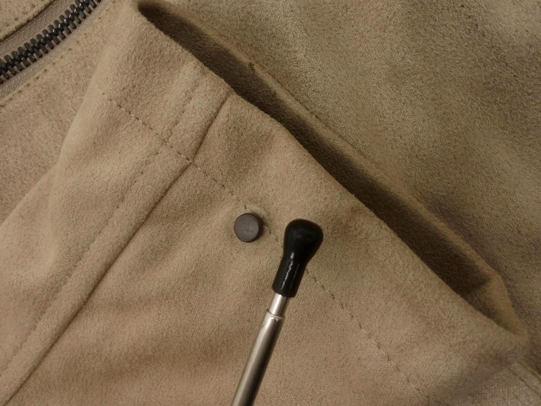 ZARA MAN ザラ マン スウェード調 ジャケット sizeM/ベージュ ◇■ ☆ fjb7 メンズ_画像4