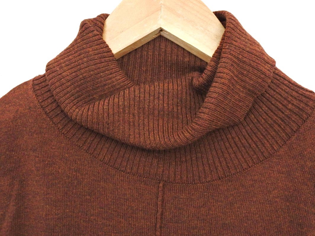 SLY Sly длинный с высоким воротником вязаный One-piece sizeF/ чай *# * fjb6 женский