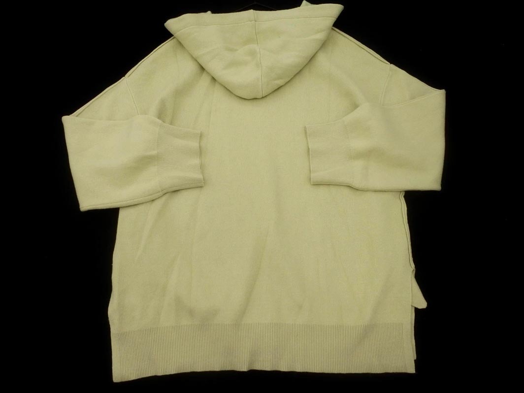 mystic ミスティック フーテッド ニット セーター sizeF/黄緑 ◇■ ☆ fjb7 レディース_画像5