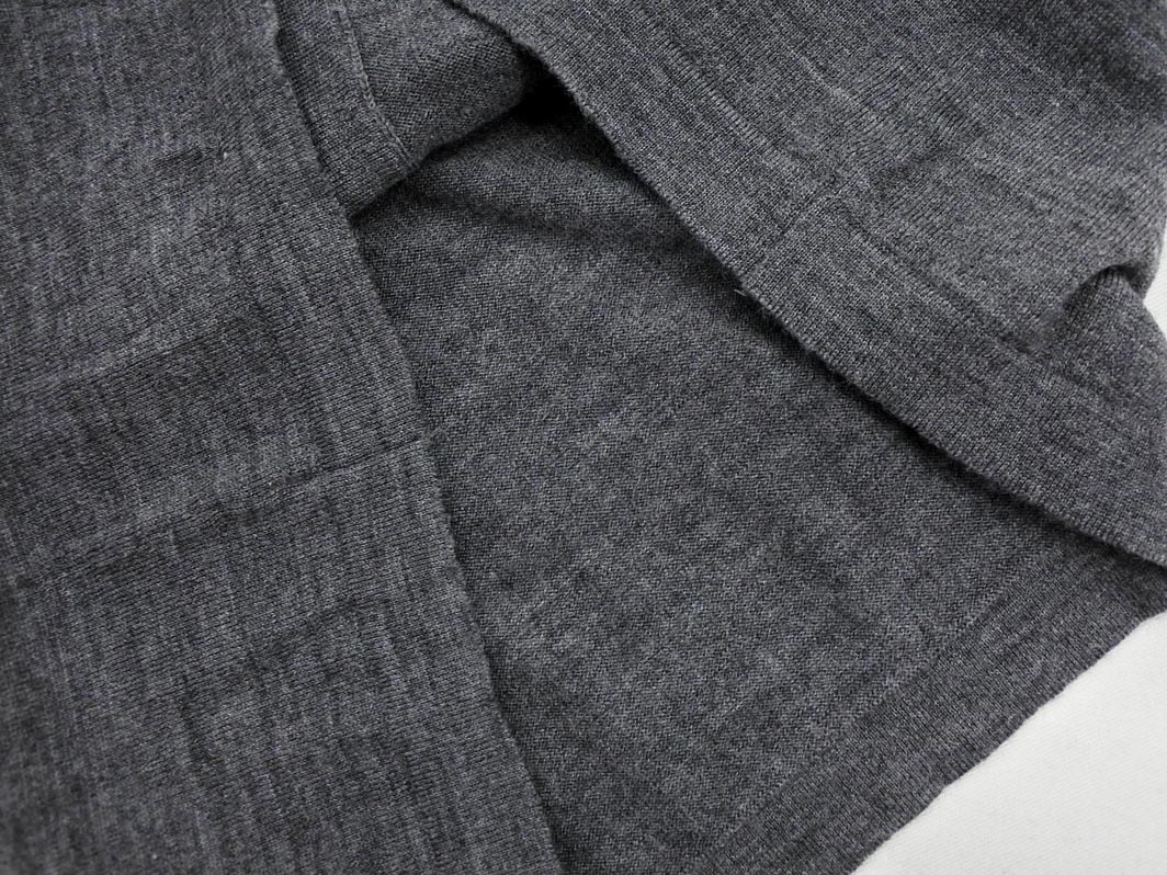 ネコポスOK BALLSEY ボールジー トゥモローランド ウール100% クルーネック ニット カーディガン size38/グレー ◇■ ☆ fjb6 レディース_画像3
