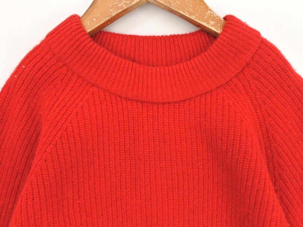 JOURNAL STANDARD ジャーナルスタンダード ウール100% ニット セーター 赤 ◇■ ☆ fjb7 レディース_画像3