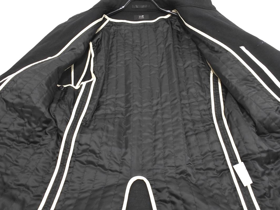 23区 HOMME ライナー 付き スタンドカラー ジャケット size48/黒 ◇■ ☆ fjc0 メンズ_画像5