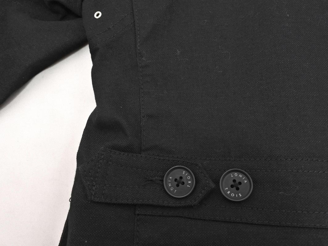 23区 HOMME ライナー 付き スタンドカラー ジャケット size48/黒 ◇■ ☆ fjc0 メンズ_画像9