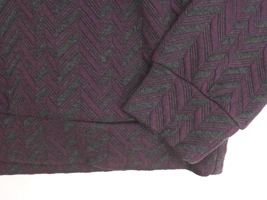 新品 MICHEL KLEIN HOMME ミッシェルクラン オム プルオーバー パーカー size46/紫 ◇■ ☆ fjc0 メンズ_画像2