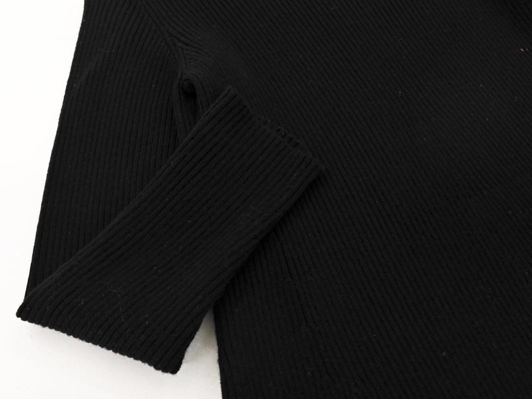 23 район шерсть . вязаный One-piece size32/ чёрный *# * fjc0 женский