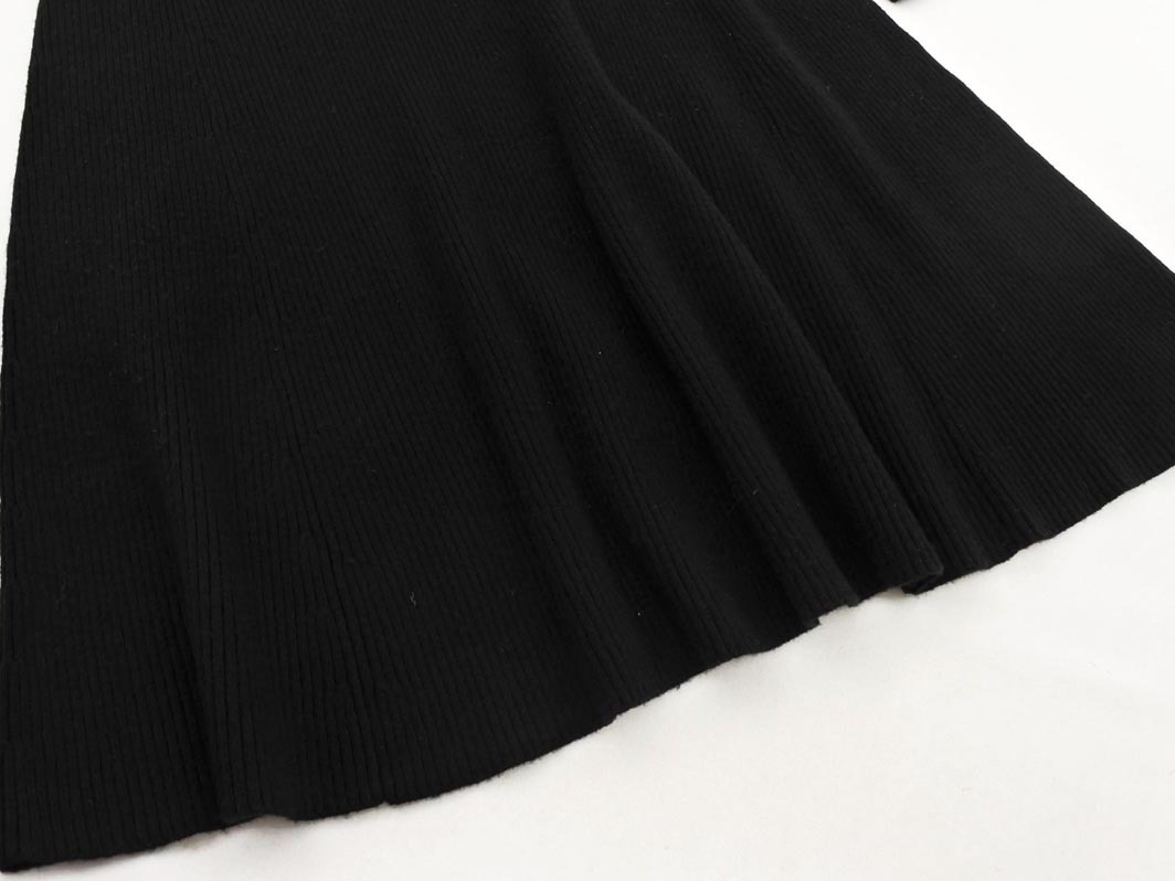 23 район шерсть . вязаный One-piece size32/ чёрный *# * fjc0 женский