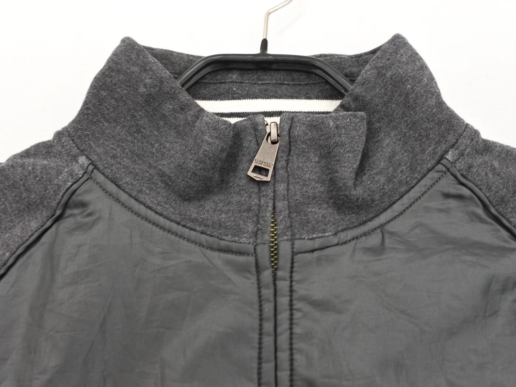 BURBERRY バーバリー BLACK LABEL ブラックレーベル 素材切替 ジャケット size2/グレー ◇■ ☆ fjc0 メンズ_画像3