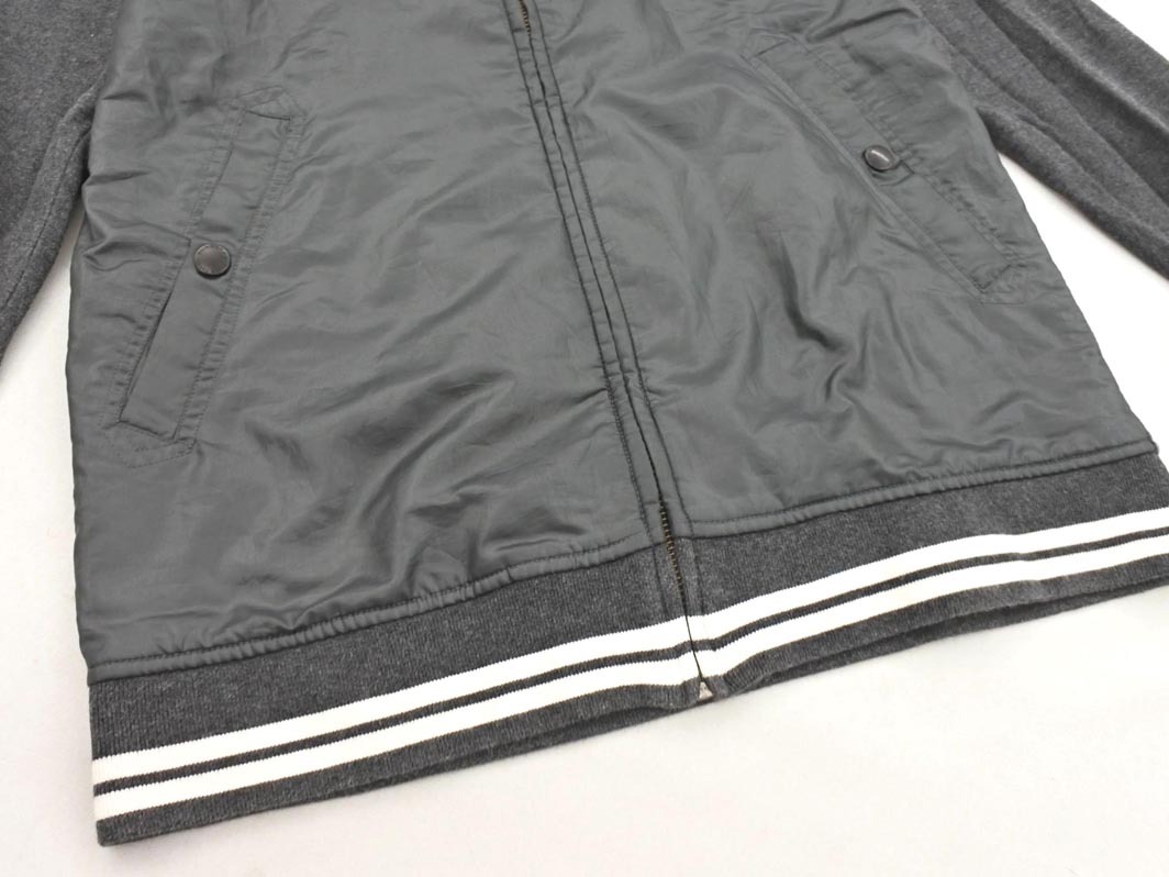 BURBERRY バーバリー BLACK LABEL ブラックレーベル 素材切替 ジャケット size2/グレー ◇■ ☆ fjc0 メンズ_画像4