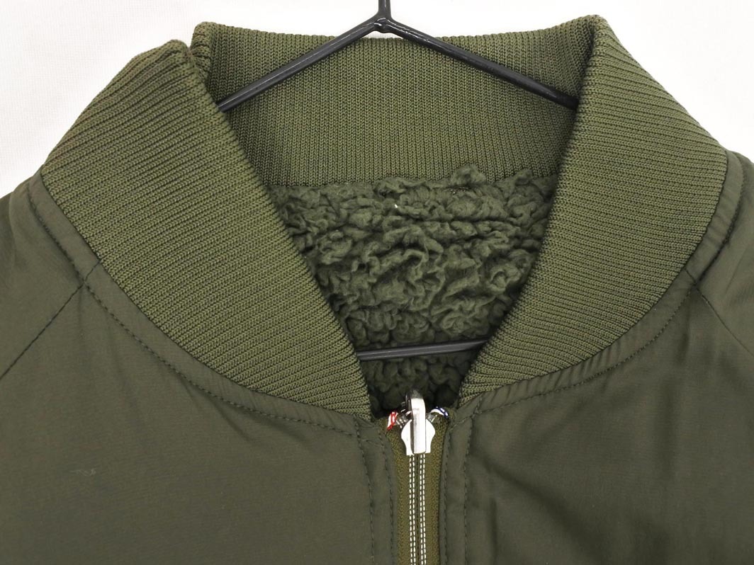 FILA フィラ リバーシブル ブルゾン ジャケット sizeS/緑 ◇■ ☆ fjc0 レディース_画像3