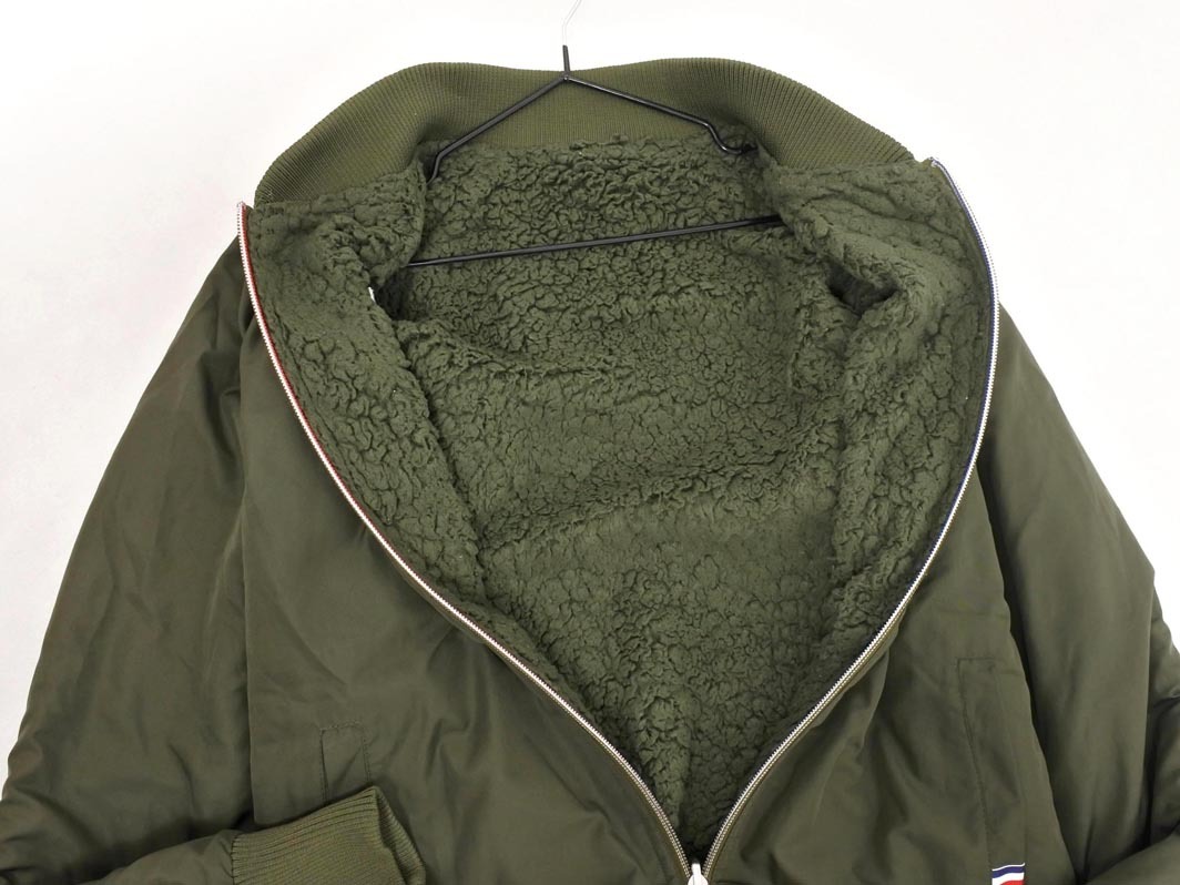 FILA フィラ リバーシブル ブルゾン ジャケット sizeS/緑 ◇■ ☆ fjc0 レディース_画像5