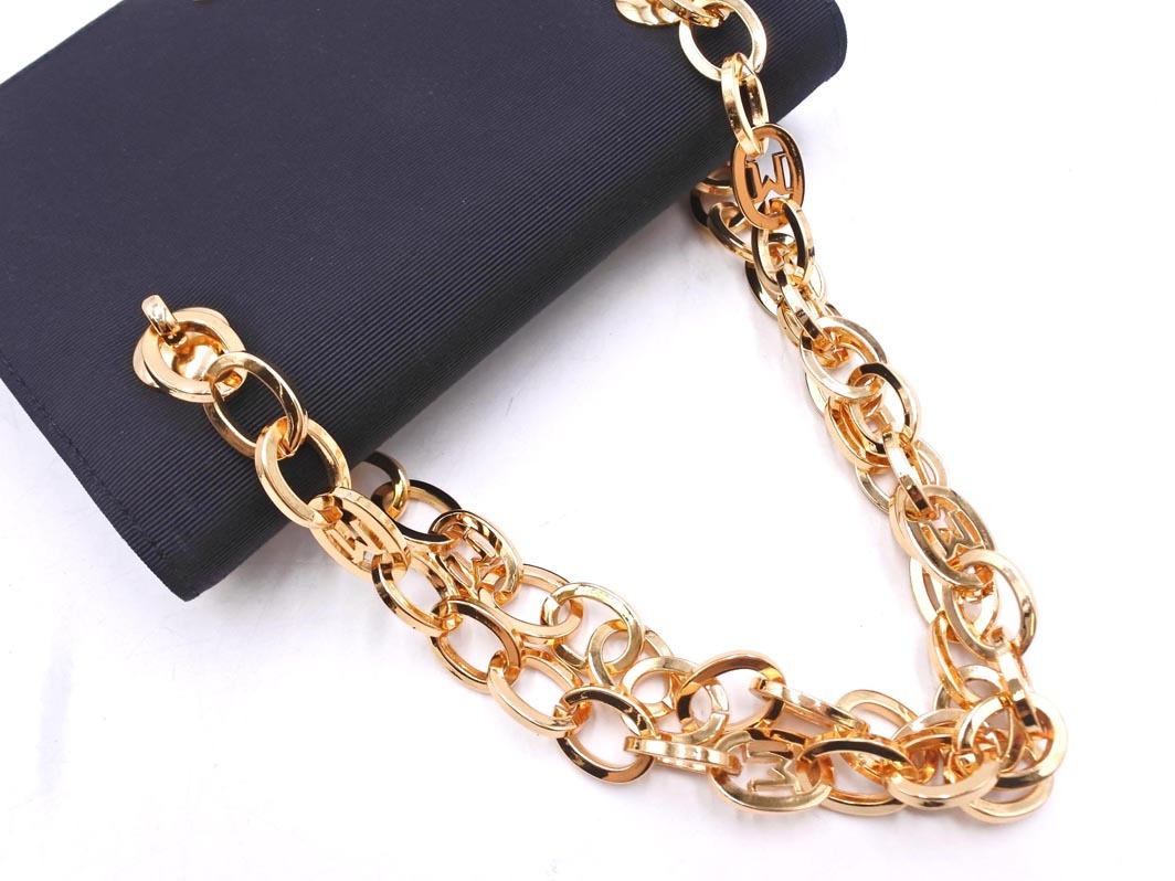 BRUNO MAGLI Bruno Magli цепь ручная сумочка чёрный ## * fjc0 женский 