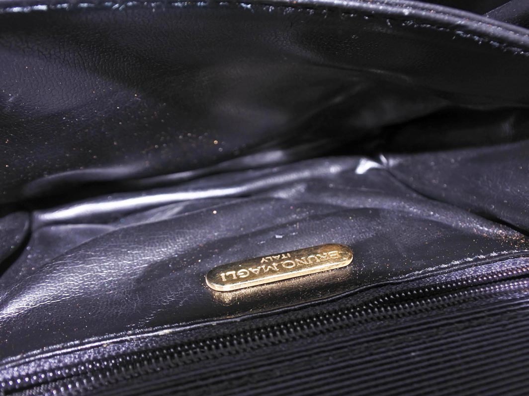 BRUNO MAGLI Bruno Magli цепь ручная сумочка чёрный ## * fjc0 женский 