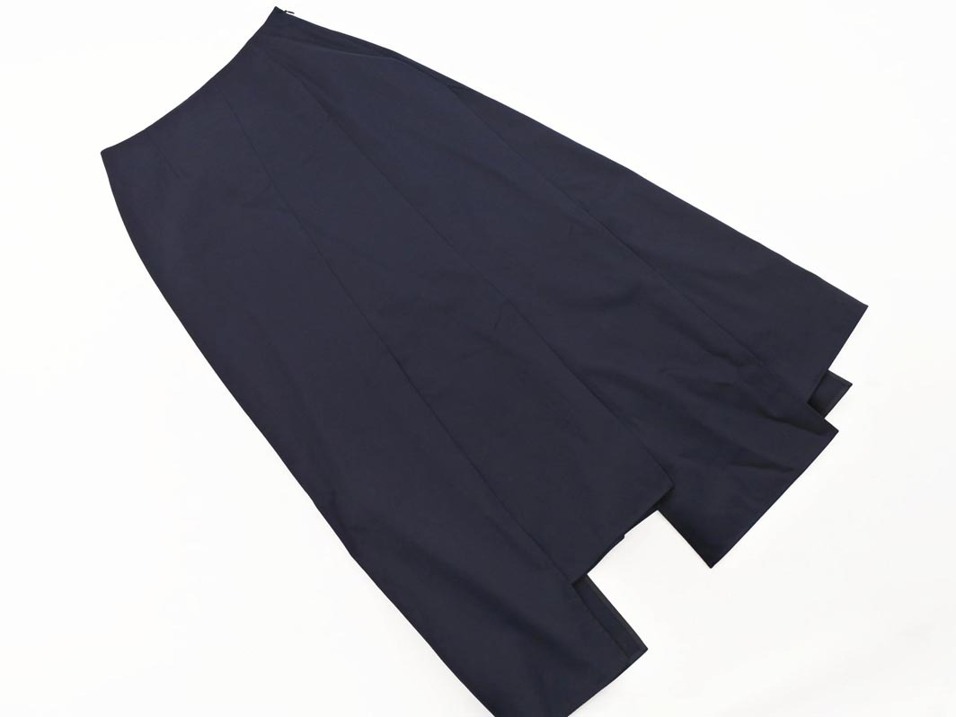 LE CIEL BLEU ルシェルブルー スリット ロング スカート size38/紺 ■◇ ☆ fjc0 レディース_画像1