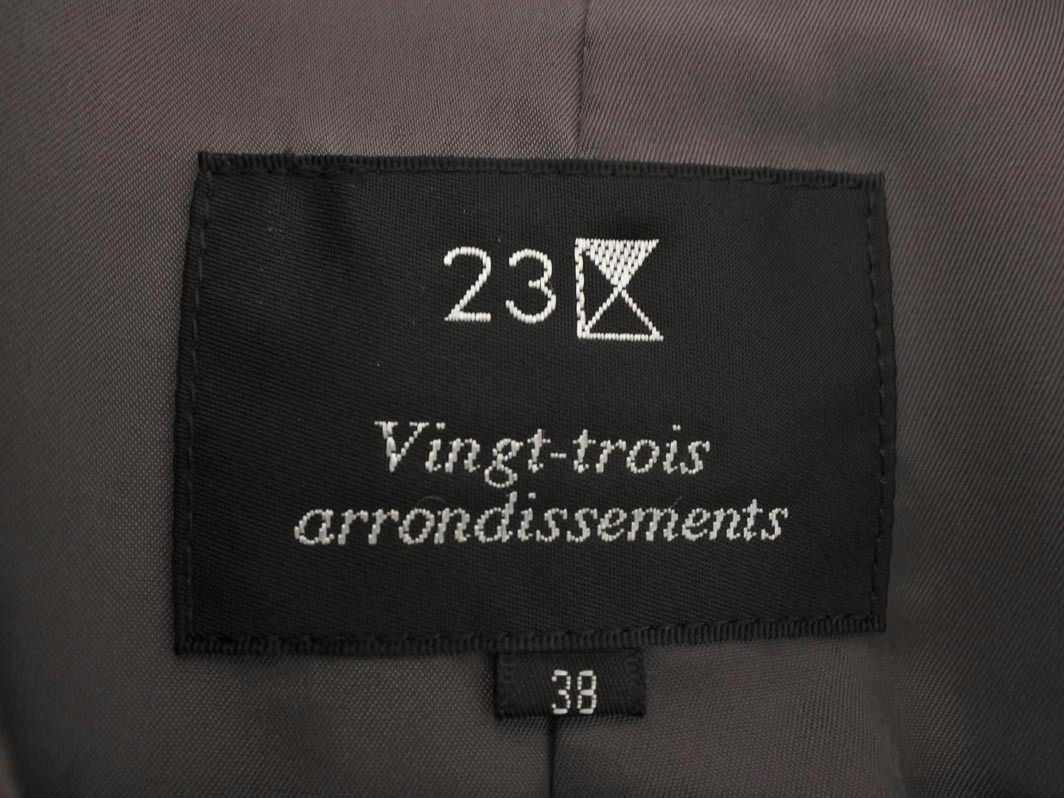 23 район tailored jacket size38/ серый *# * fjc0 женский