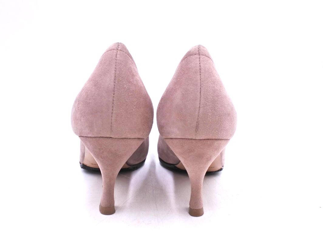 joru geo Armani натуральная кожа замша переключатель лента туфли-лодочки size35.5(21.5cm примерно )/ бежевый ## * fjc1 женский