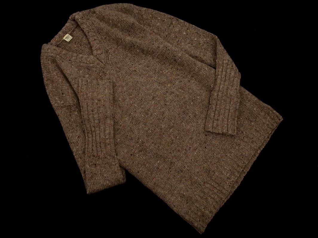 Ron Herman ロンハーマン ウール混 Vネック チュニック チュニック ニット セーター sizeS/モカ ◇■ ☆ fjc1 レディース_画像1