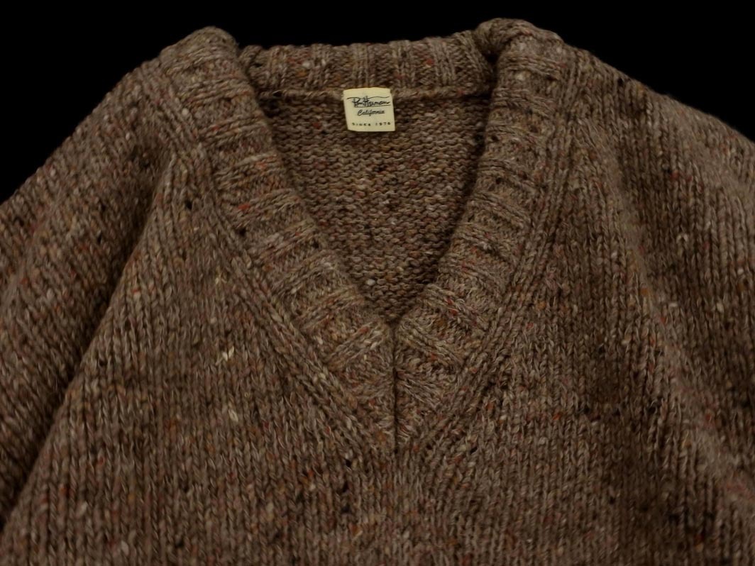 Ron Herman ロンハーマン ウール混 Vネック チュニック チュニック ニット セーター sizeS/モカ ◇■ ☆ fjc1 レディース_画像2