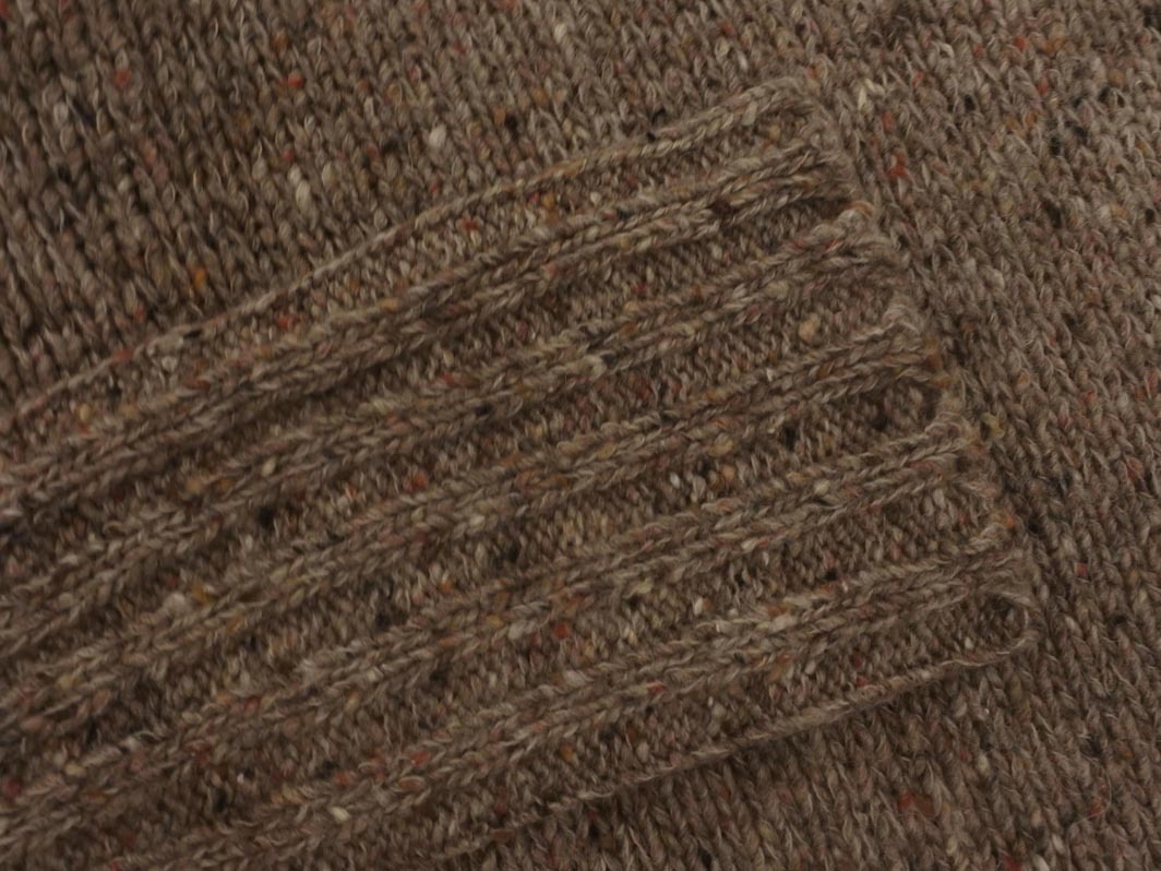 Ron Herman ロンハーマン ウール混 Vネック チュニック チュニック ニット セーター sizeS/モカ ◇■ ☆ fjc1 レディース_画像3