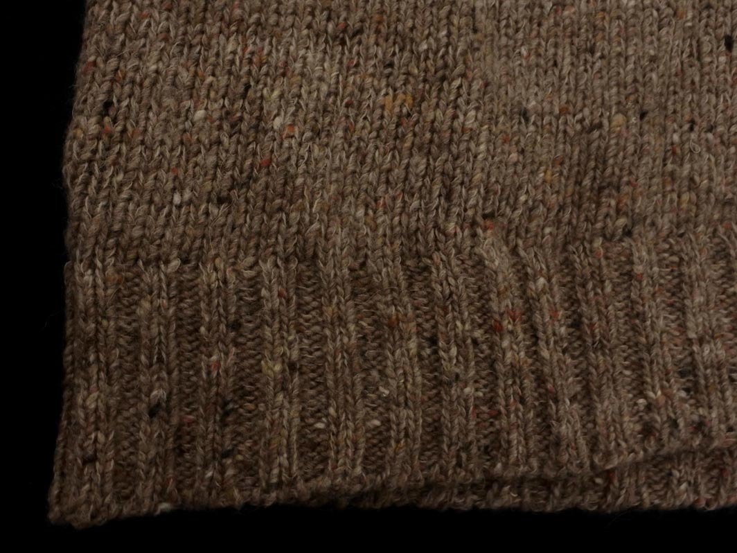 Ron Herman ロンハーマン ウール混 Vネック チュニック チュニック ニット セーター sizeS/モカ ◇■ ☆ fjc1 レディース_画像4