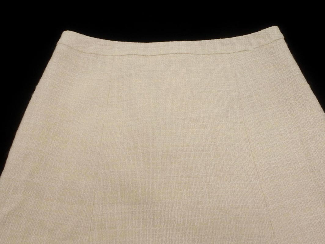 кошка pohs OK UNTITLED Untitled твид A линия юбка-трапеция size2/ "теплый" белый *# * fjc1 женский