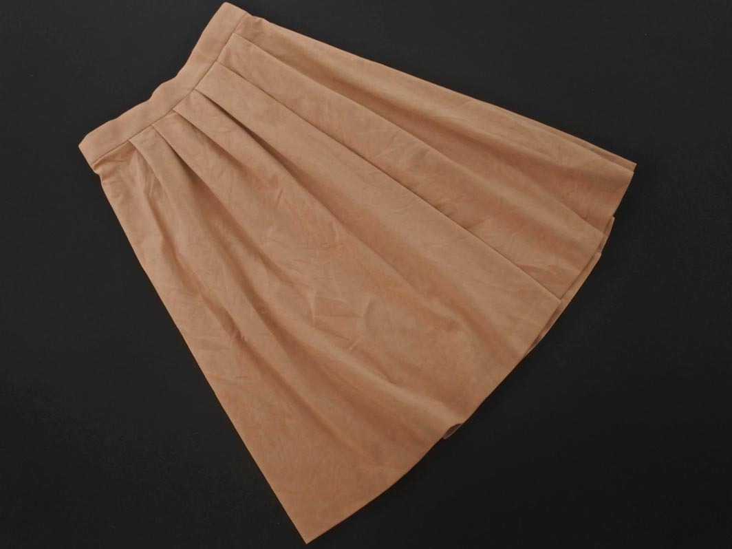 SHIPS シップス フレア スリット ロング スカート size38/ベージュ ◇■ ☆ fjc1 レディース_画像1